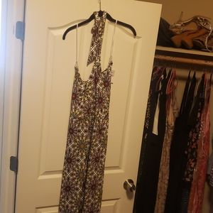 Loft Maxi halter dress in Paisley print